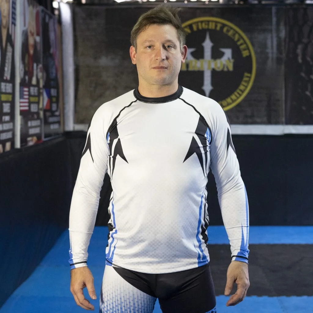 Customized BJJ rash guard